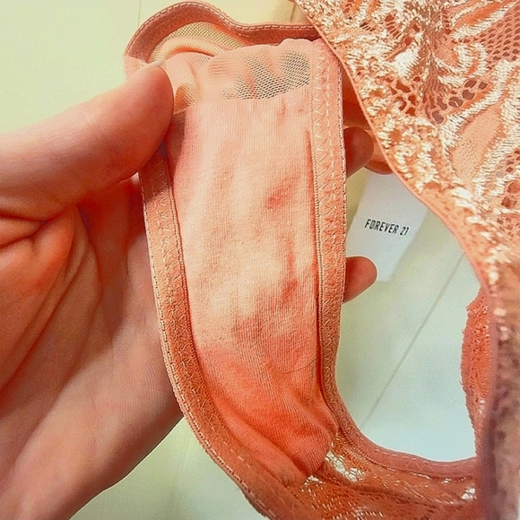 Forever 21 NWT Pink Lace Mesh Bodysuit Sexy - Picture 5 of 8